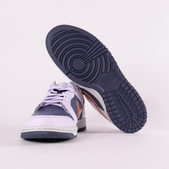 ♦️SOLD♦️NIKE DUNK LOW SE COPPER SWOOSH GS (SEE SIZE CONVERSION in Description) - Picture 6 of 7